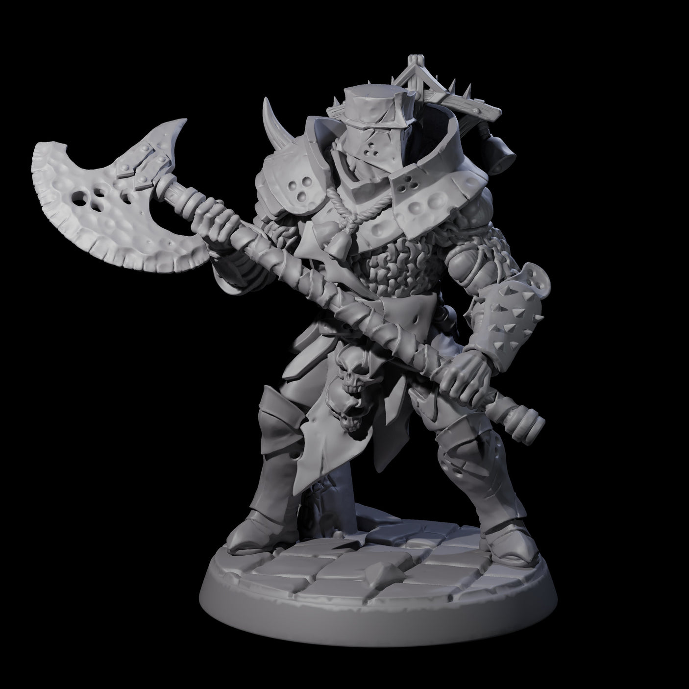 Penitent Plague Knight B Miniature for Dungeons and Dragons, Pathfinder or other TTRPGs