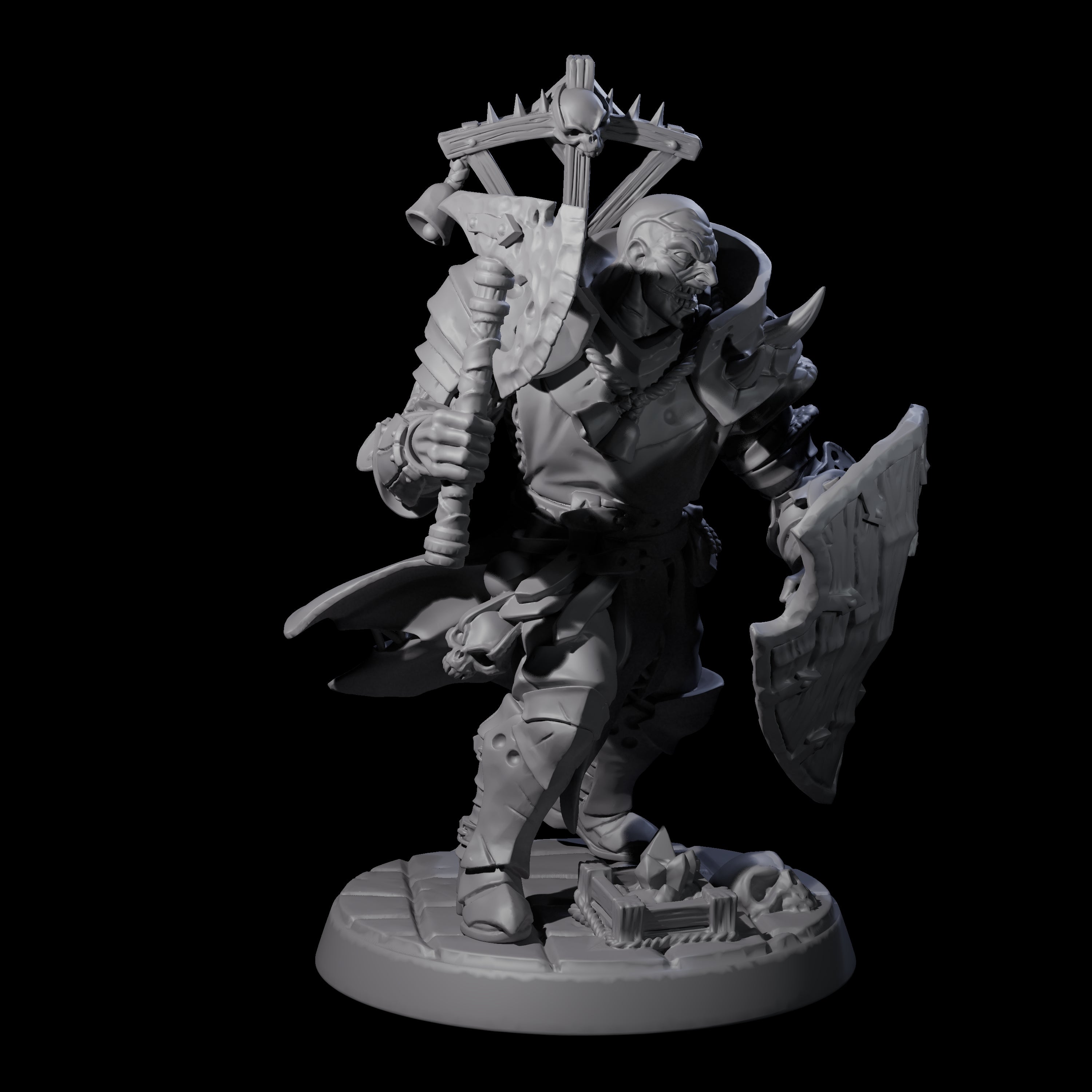 Penitent Plague Knight C Miniature for Dungeons and Dragons, Pathfinder or other TTRPGs