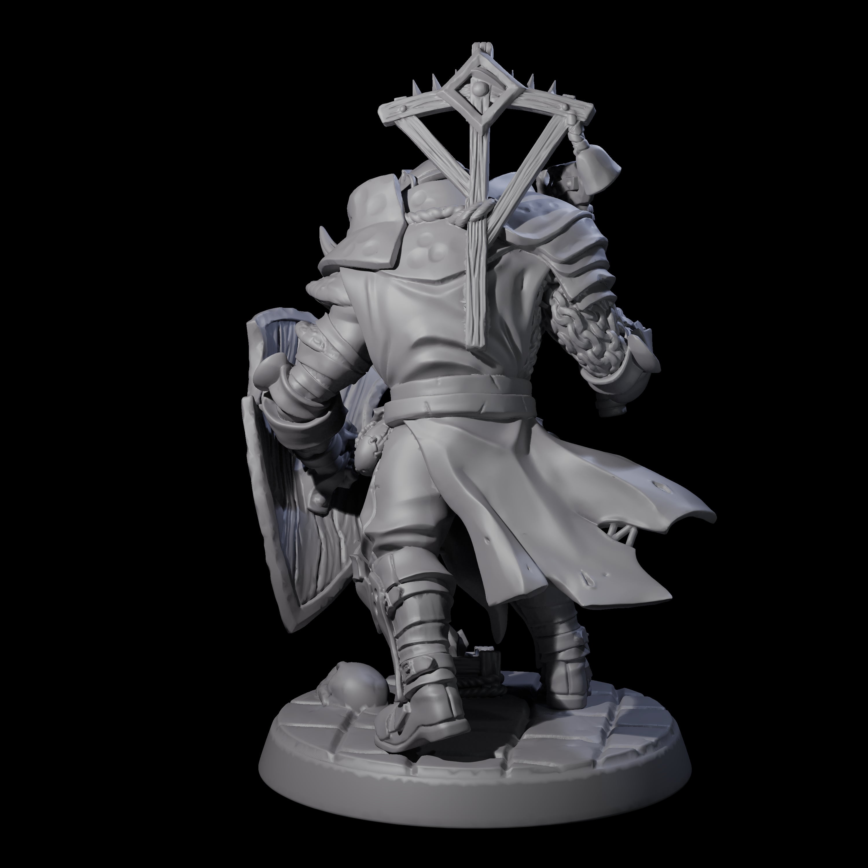 Penitent Plague Knight C Miniature for Dungeons and Dragons, Pathfinder or other TTRPGs