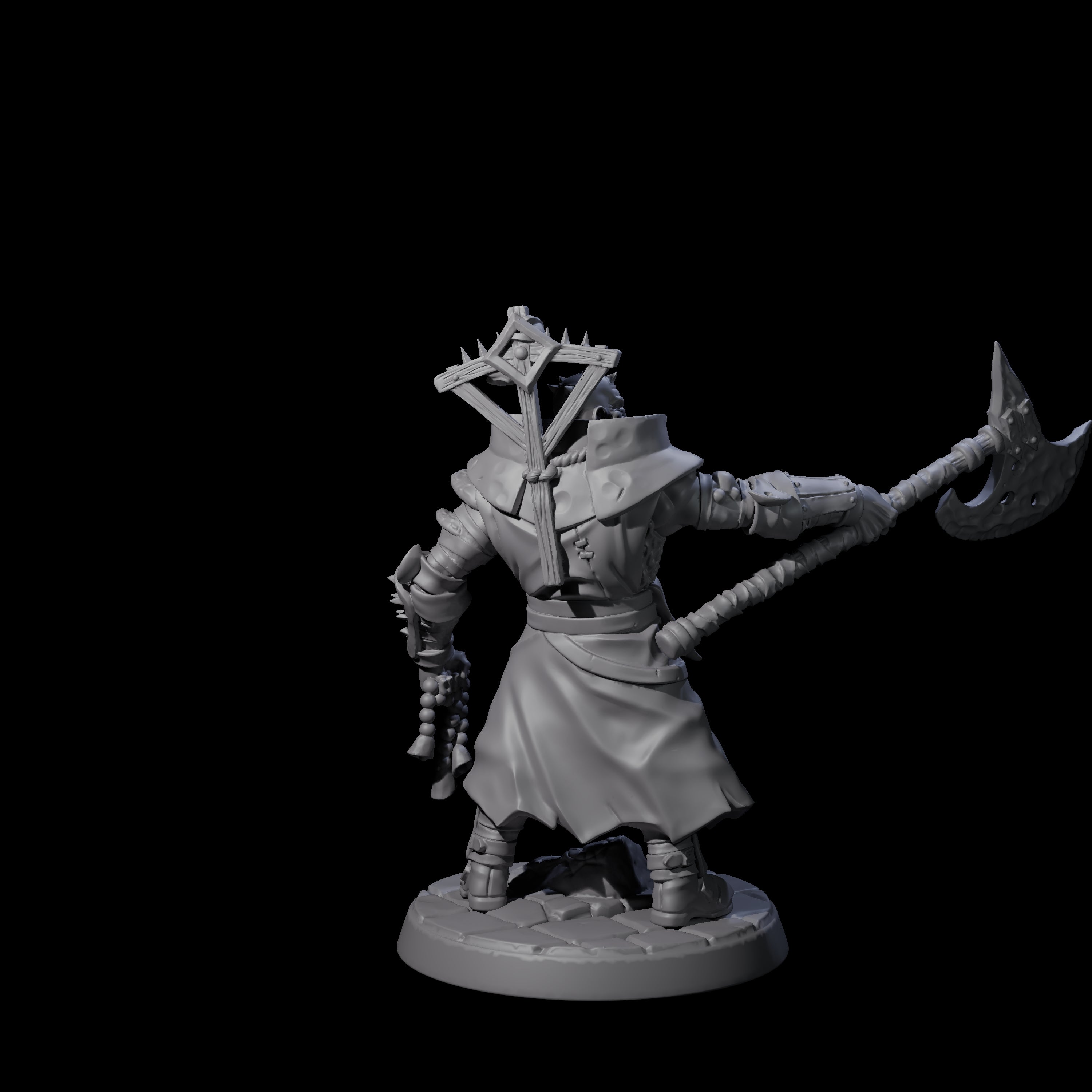 Penitent Plague Knight D Miniature for Dungeons and Dragons, Pathfinder or other TTRPGs