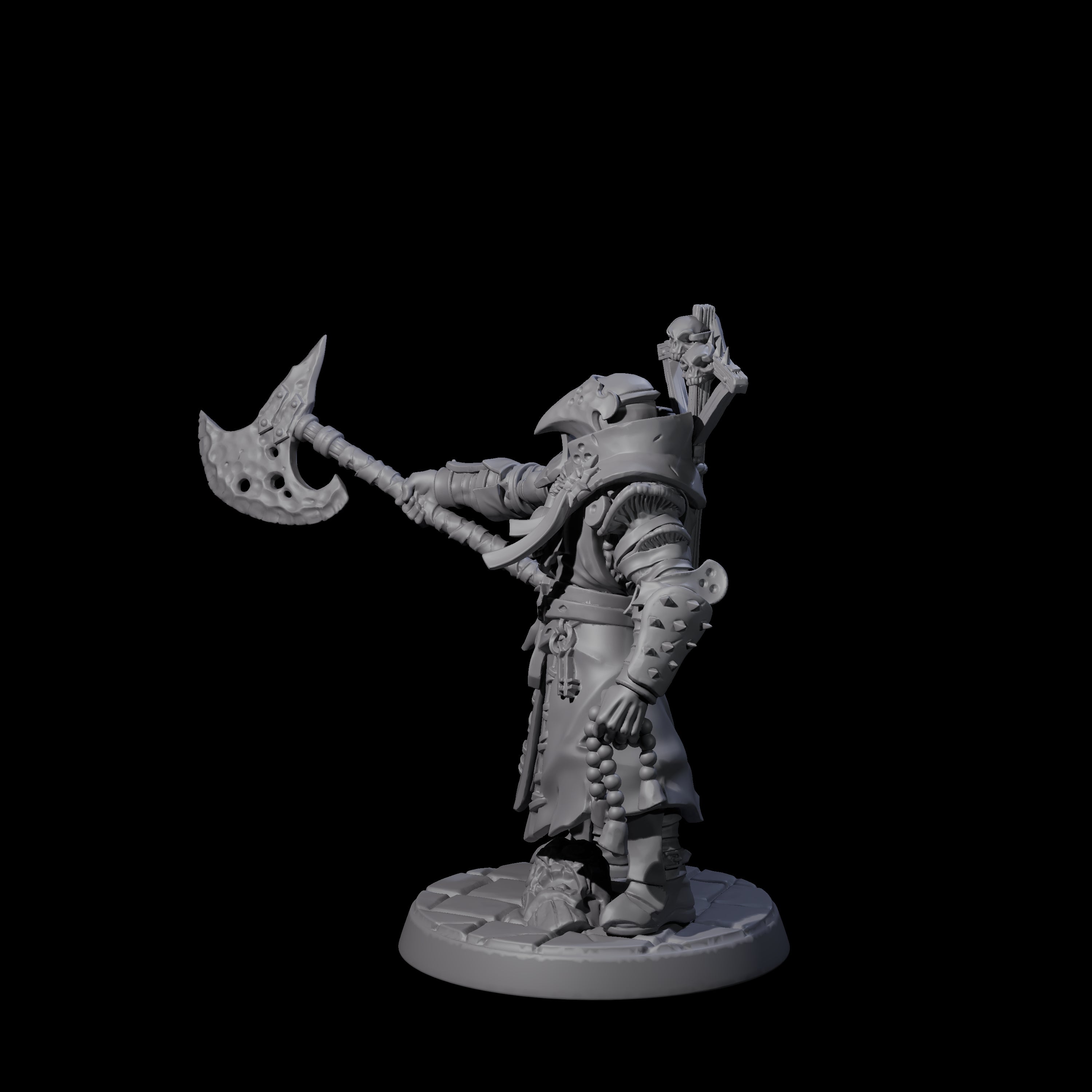 Penitent Plague Knight D Miniature for Dungeons and Dragons, Pathfinder or other TTRPGs