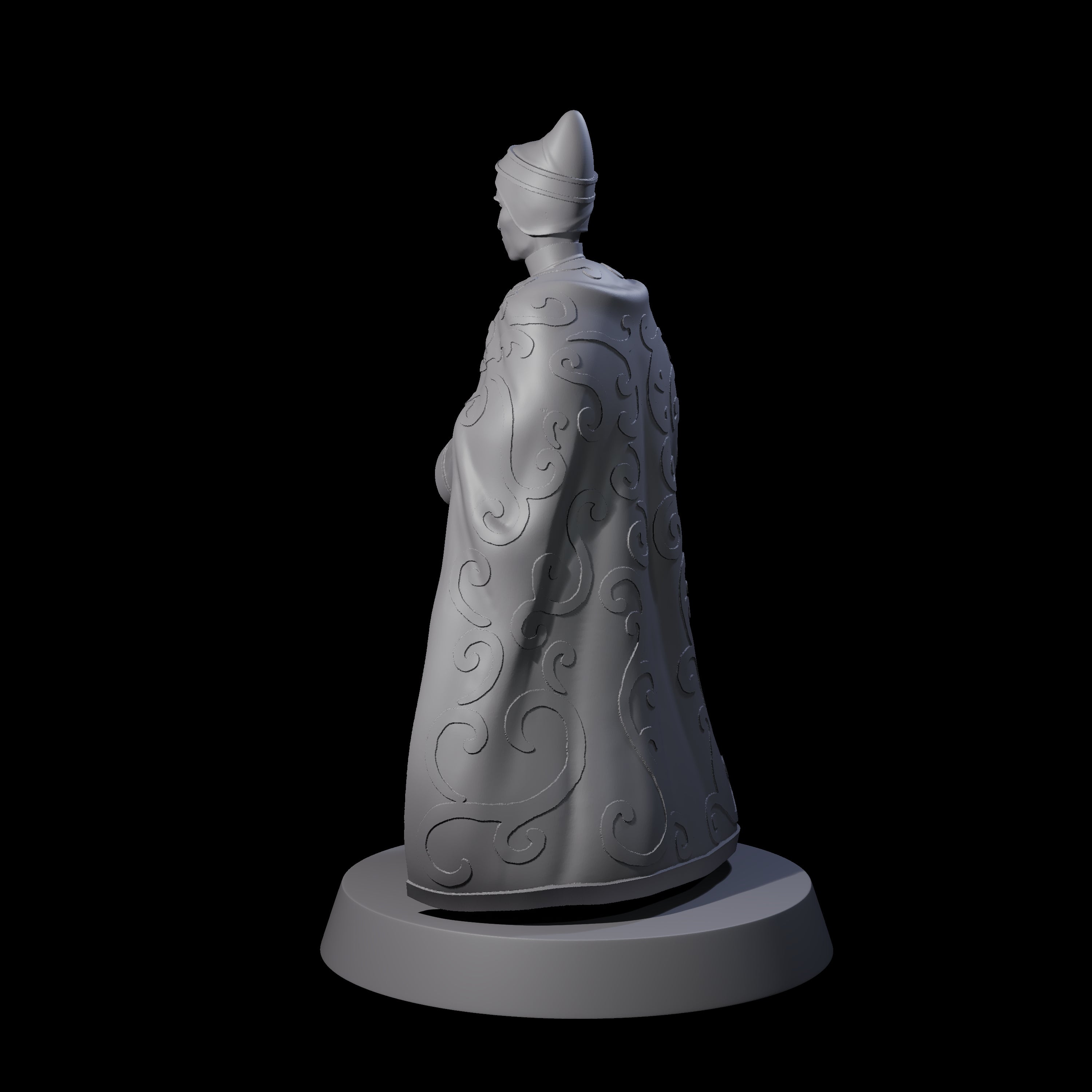 Pensive Doge of the City Miniature for Dungeons and Dragons, Pathfinder or other TTRPGs