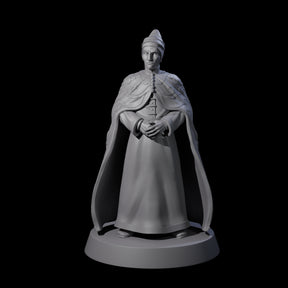 Pensive Doge of the City Miniature for Dungeons and Dragons, Pathfinder or other TTRPGs