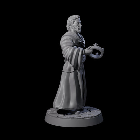Pensive King Miniature for Dungeons and Dragons, Pathfinder or other TTRPGs