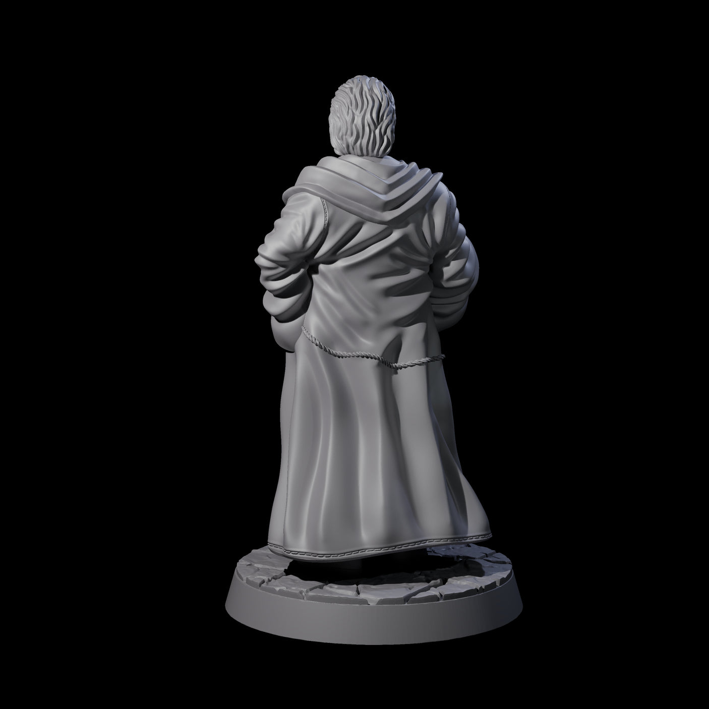 Pensive King Miniature for Dungeons and Dragons, Pathfinder or other TTRPGs