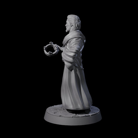 Pensive King Miniature for Dungeons and Dragons, Pathfinder or other TTRPGs