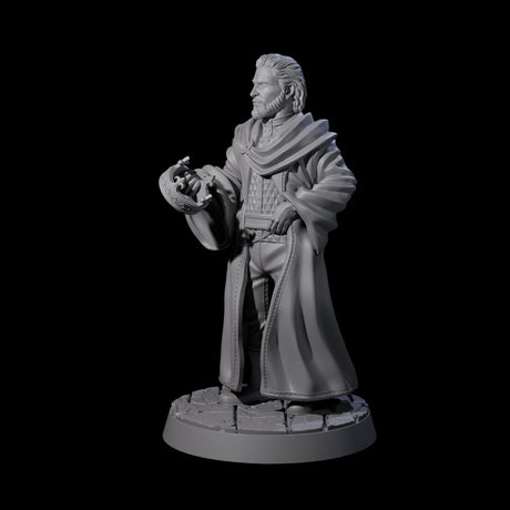 Pensive King Miniature for Dungeons and Dragons, Pathfinder or other TTRPGs