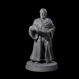 Pensive King Miniature for Dungeons and Dragons, Pathfinder or other TTRPGs