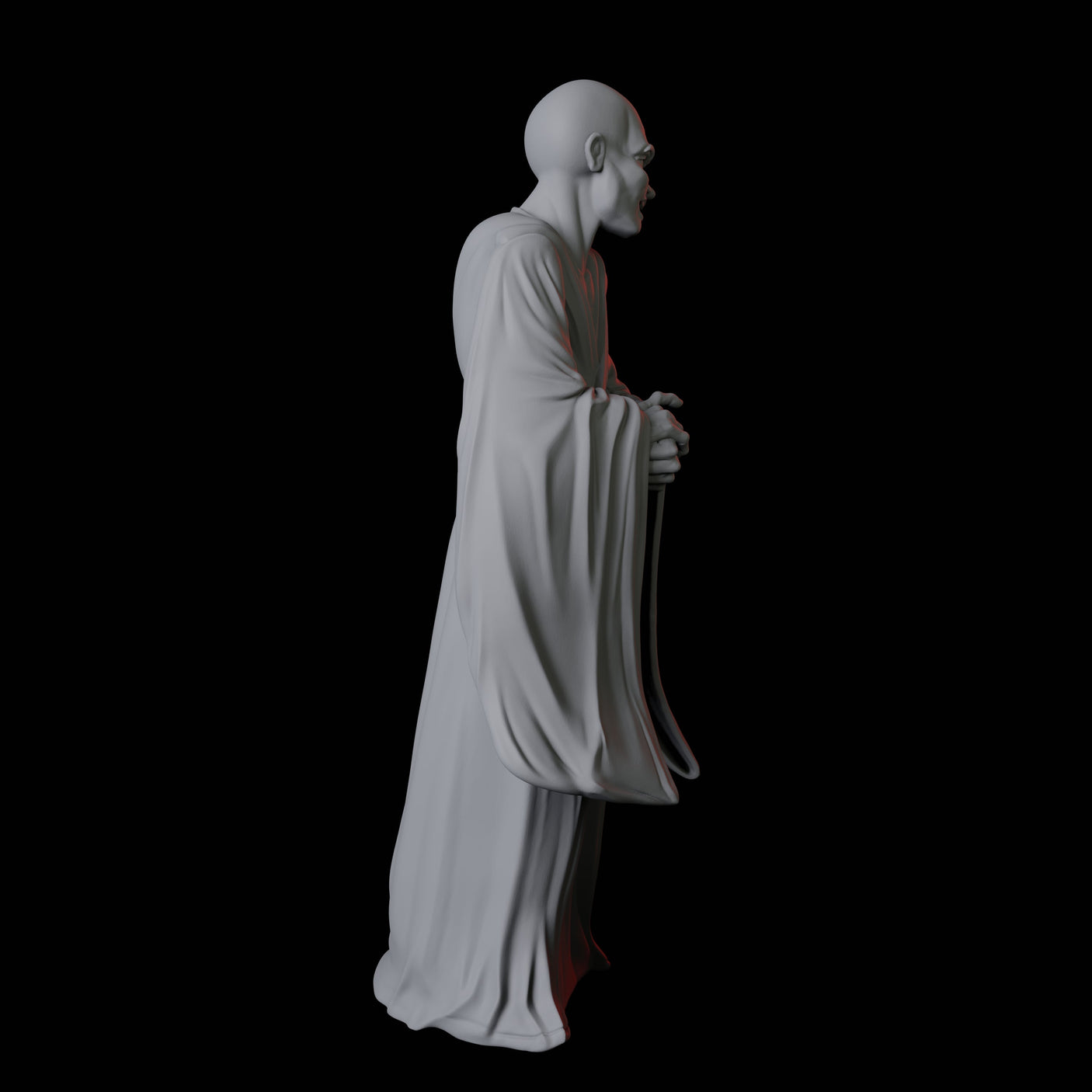 Pensive Monk Counsellor Miniature for Dungeons and Dragons, Pathfinder or other TTRPGs