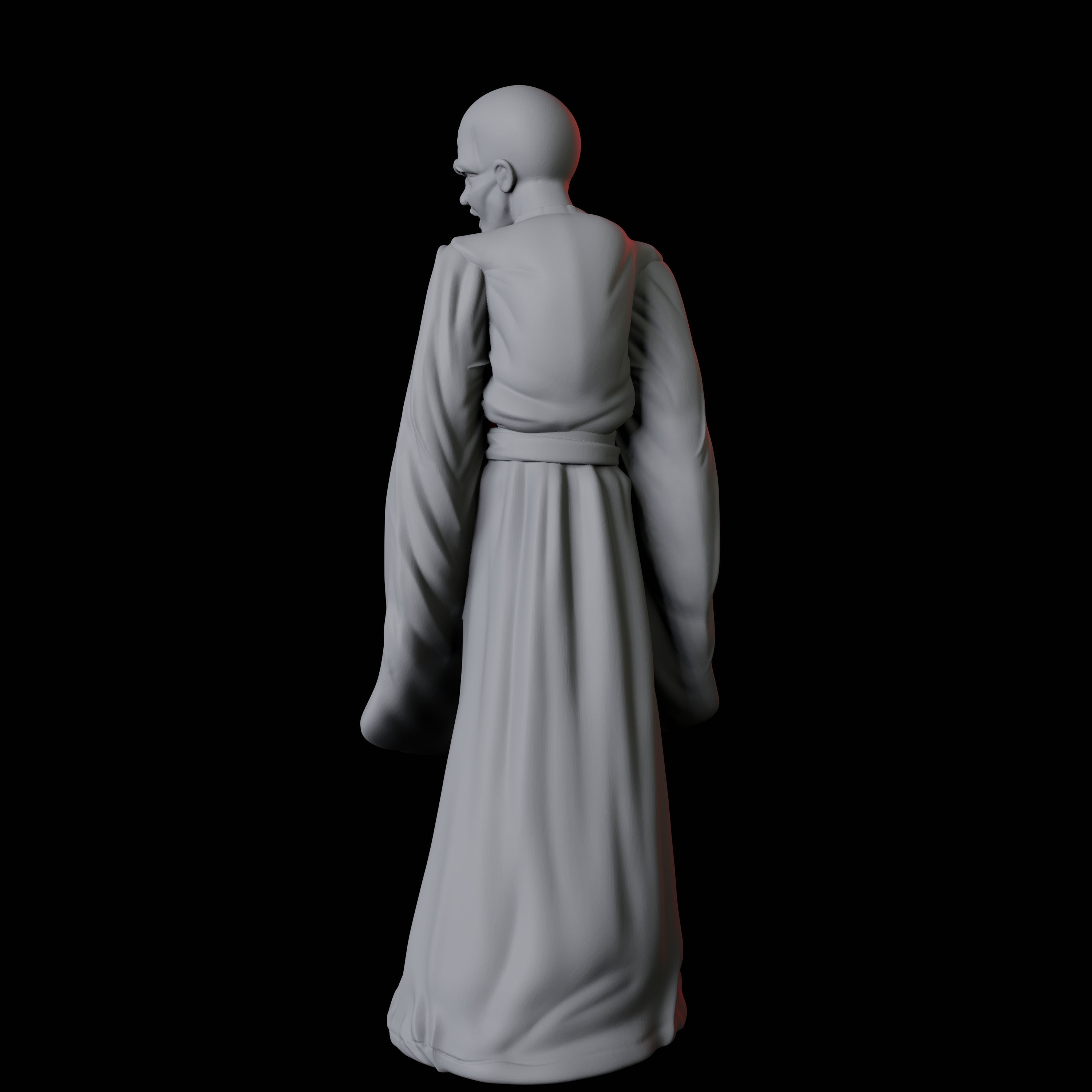 Pensive Monk Counsellor Miniature for Dungeons and Dragons, Pathfinder or other TTRPGs