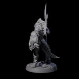 Perky Lizardfolk Pinup Miniature for Dungeons and Dragons, Pathfinder or other TTRPGs