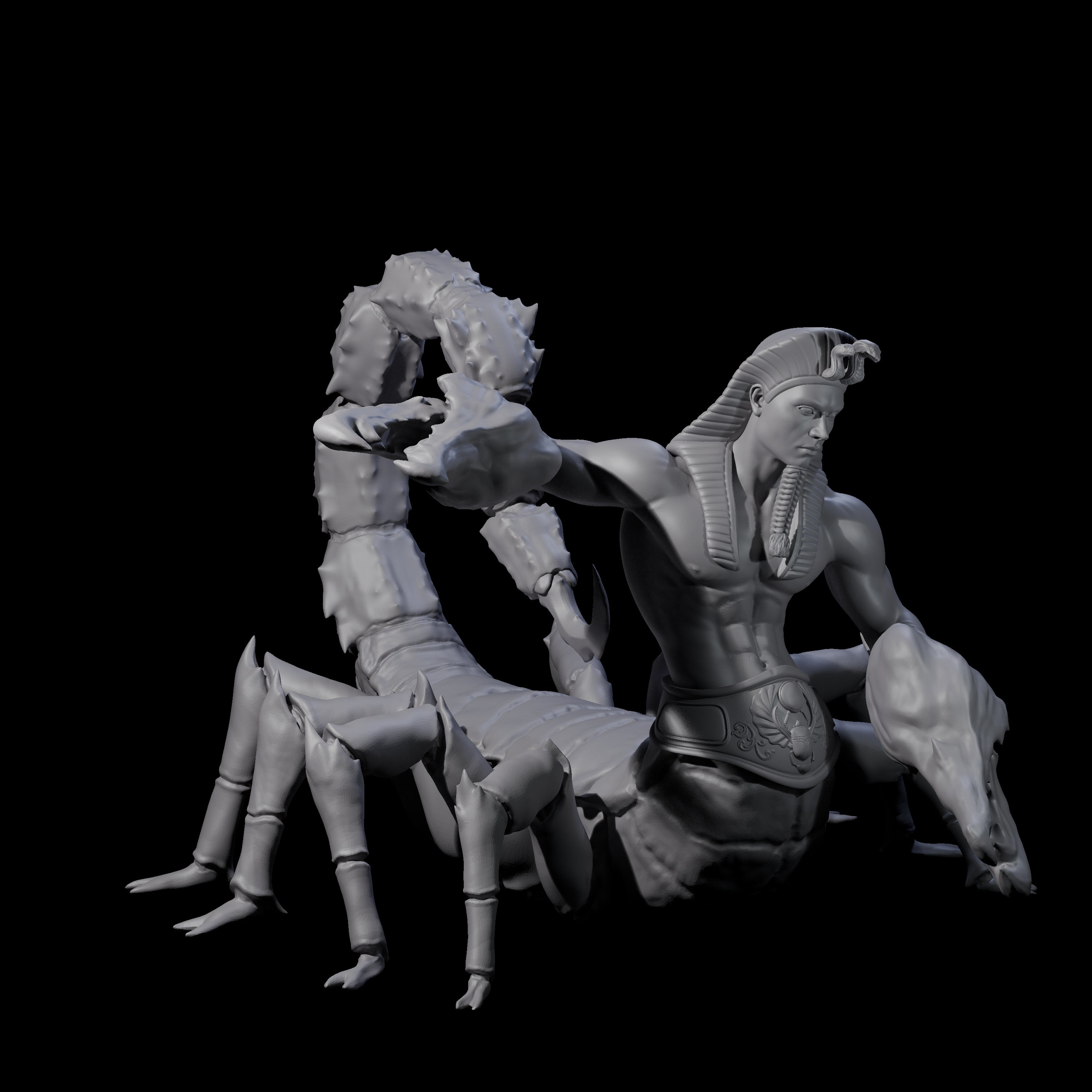 Pharaoh Tlincalli Miniature for Dungeons and Dragons, Pathfinder or other TTRPGs