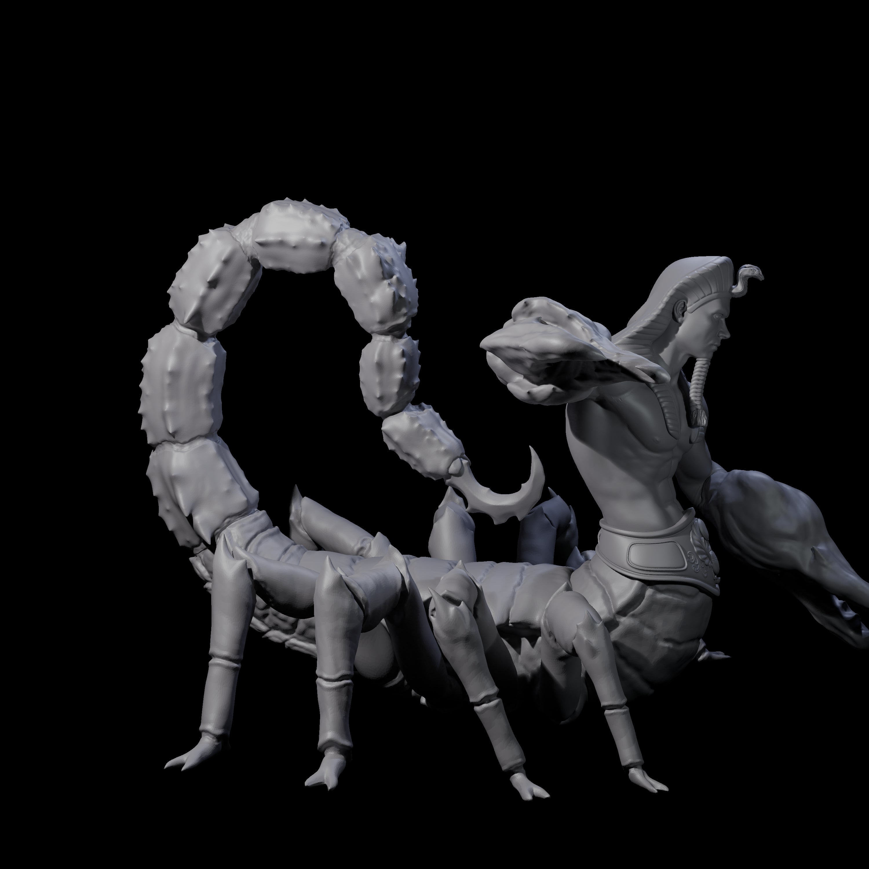 Pharaoh Tlincalli Miniature for Dungeons and Dragons, Pathfinder or other TTRPGs