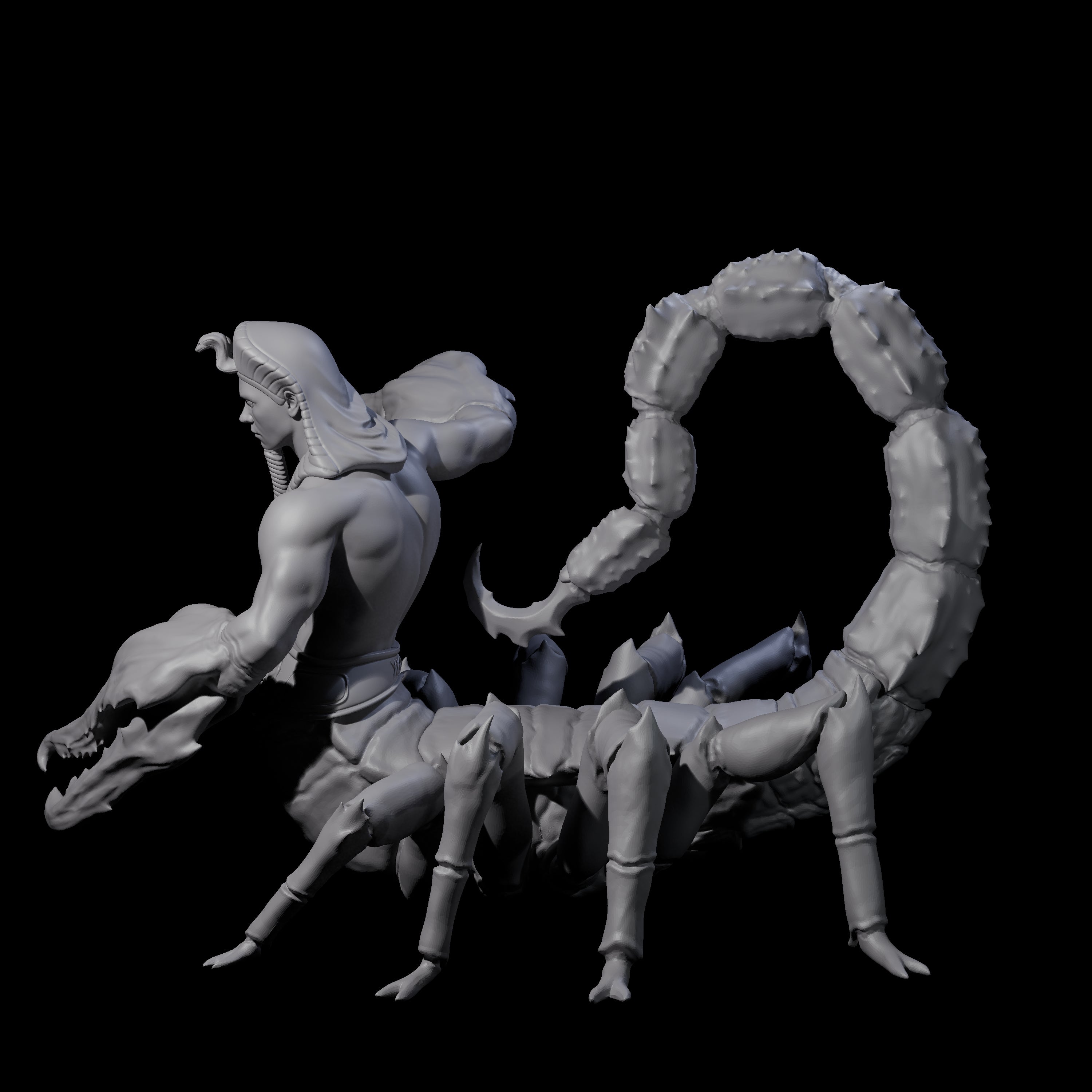 Pharaoh Tlincalli Miniature for Dungeons and Dragons, Pathfinder or other TTRPGs