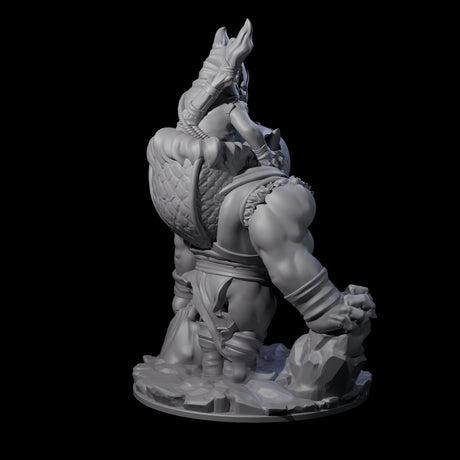 Piggy Backing Goblin Pilgrim Miniature for Dungeons and Dragons, Pathfinder or other TTRPGs