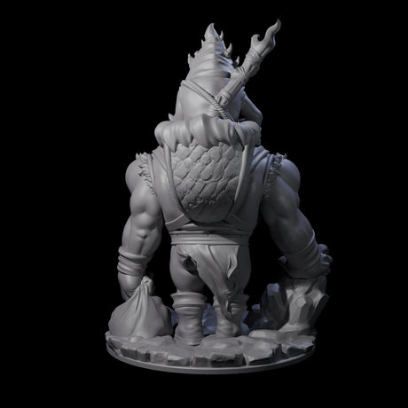 Piggy Backing Goblin Pilgrim Miniature for Dungeons and Dragons, Pathfinder or other TTRPGs