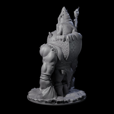Piggy Backing Goblin Pilgrim Miniature for Dungeons and Dragons, Pathfinder or other TTRPGs