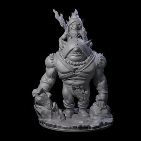 Piggy Backing Goblin Pilgrim Miniature for Dungeons and Dragons, Pathfinder or other TTRPGs