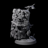 Piggybacking Goblin Duo A Miniature for Dungeons and Dragons, Pathfinder or other TTRPGs