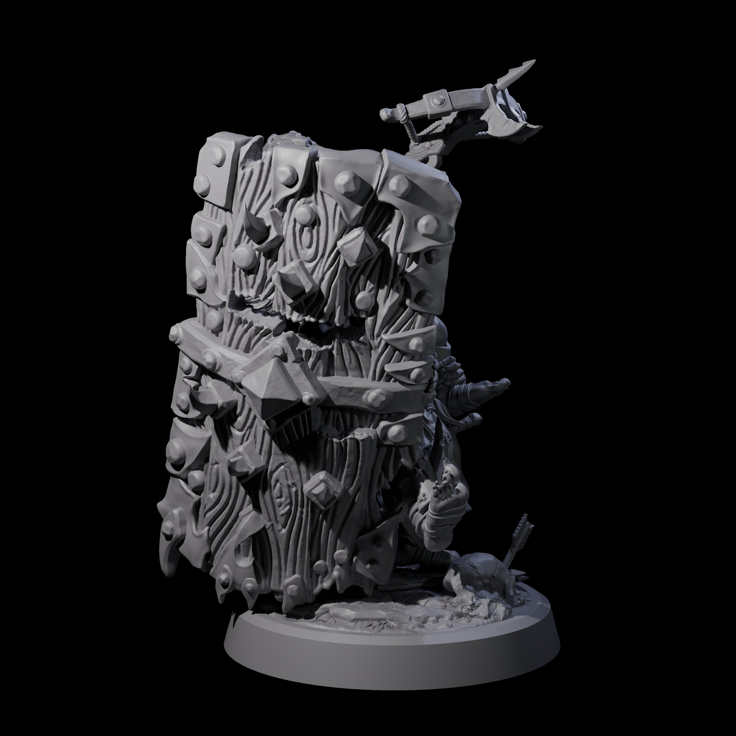 Piggybacking Goblin Duo A Miniature for Dungeons and Dragons, Pathfinder or other TTRPGs