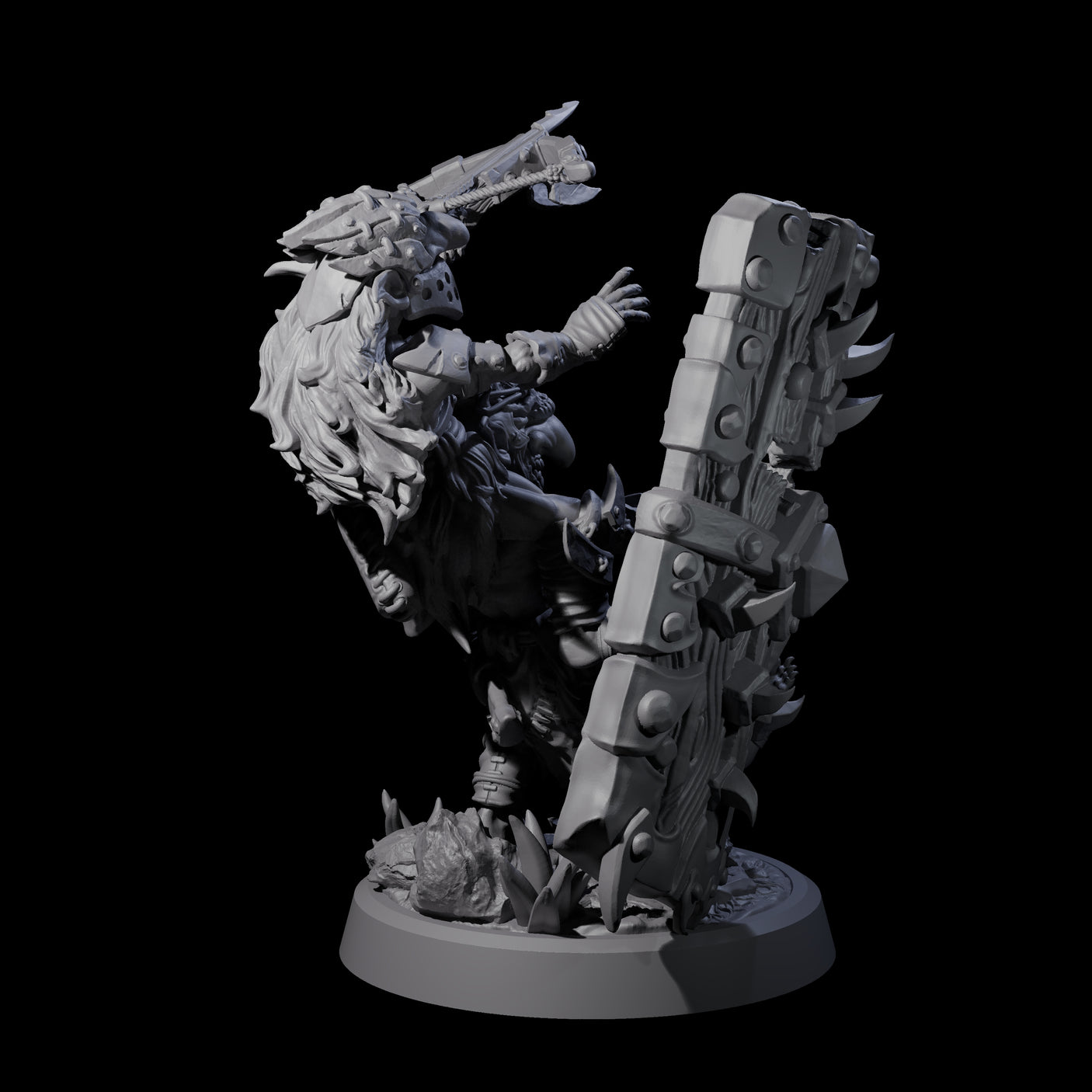 Piggybacking Goblin Duo A Miniature for Dungeons and Dragons, Pathfinder or other TTRPGs