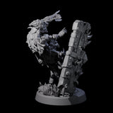 Piggybacking Goblin Duo A Miniature for Dungeons and Dragons, Pathfinder or other TTRPGs