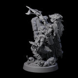 Piggybacking Goblin Duo A Miniature for Dungeons and Dragons, Pathfinder or other TTRPGs