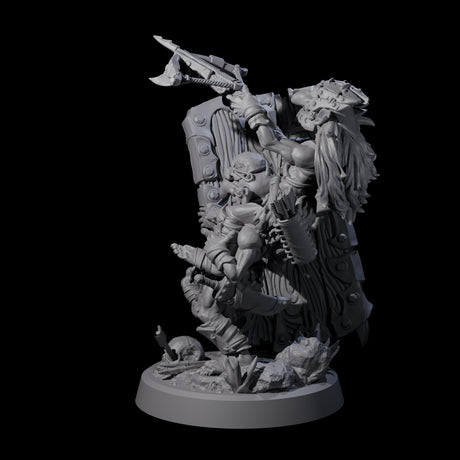 Piggybacking Goblin Duo A Miniature for Dungeons and Dragons, Pathfinder or other TTRPGs