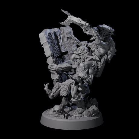 Piggybacking Goblin Duo A Miniature for Dungeons and Dragons, Pathfinder or other TTRPGs