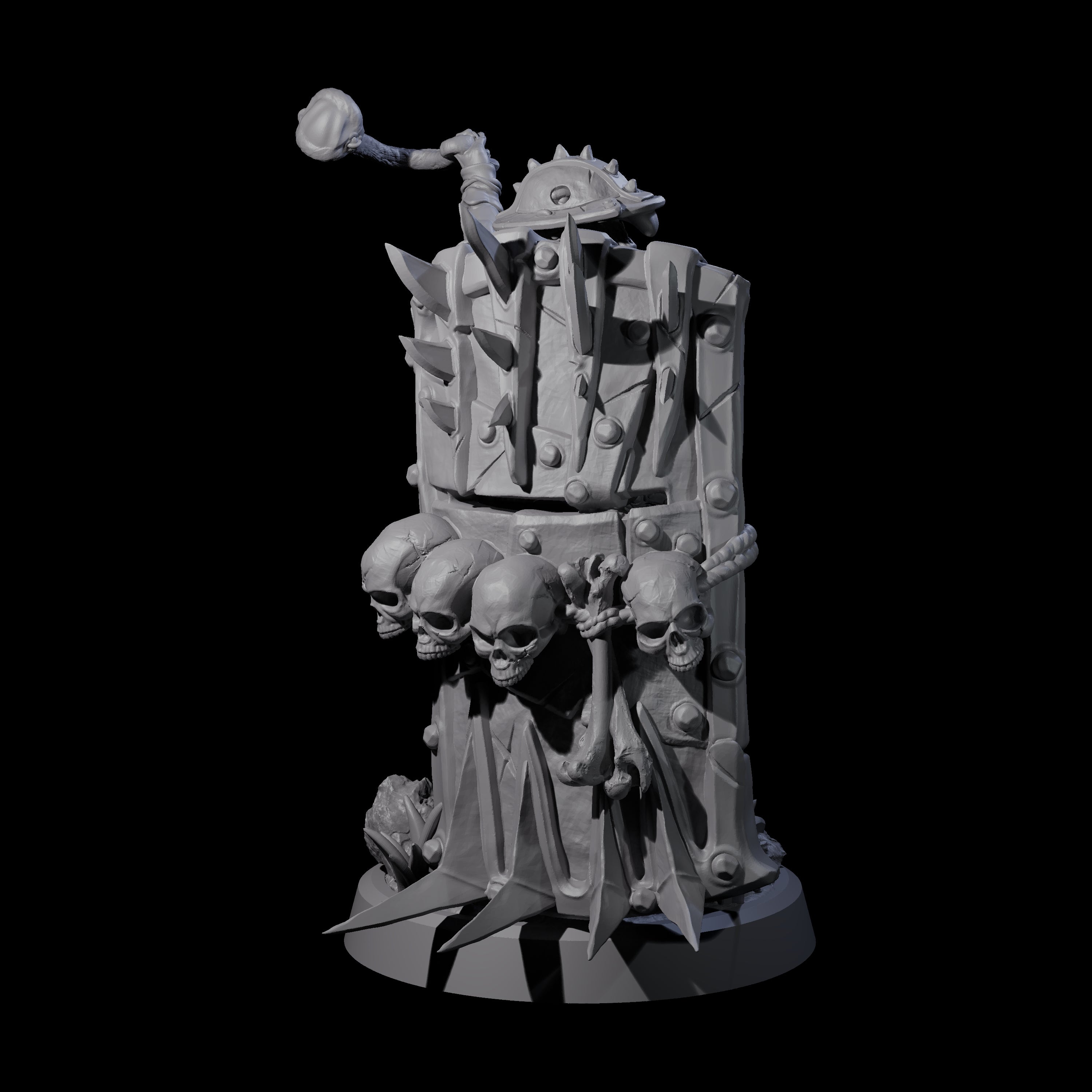 Piggybacking Goblin Duo B Miniature for Dungeons and Dragons, Pathfinder or other TTRPGs