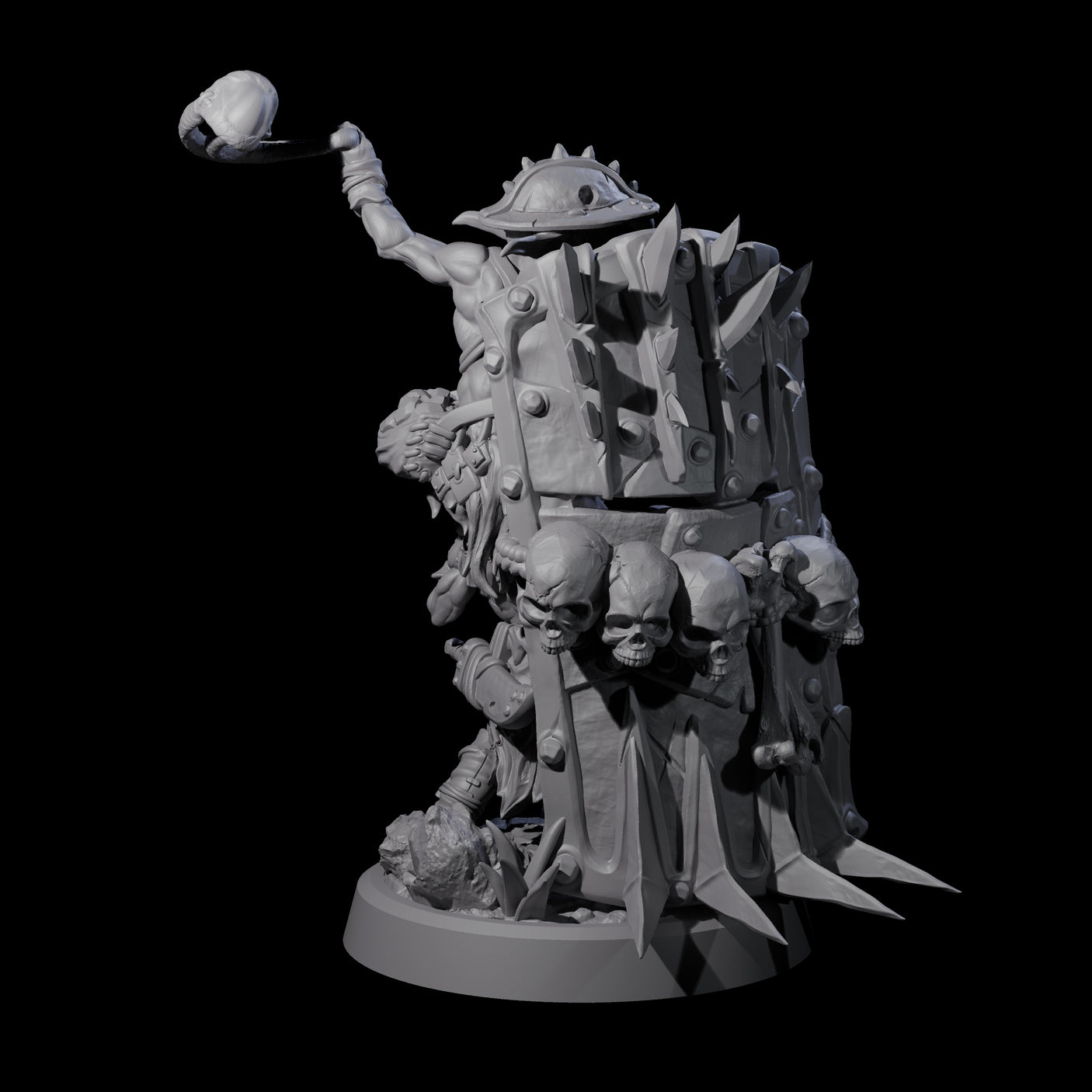 Piggybacking Goblin Duo B Miniature for Dungeons and Dragons, Pathfinder or other TTRPGs