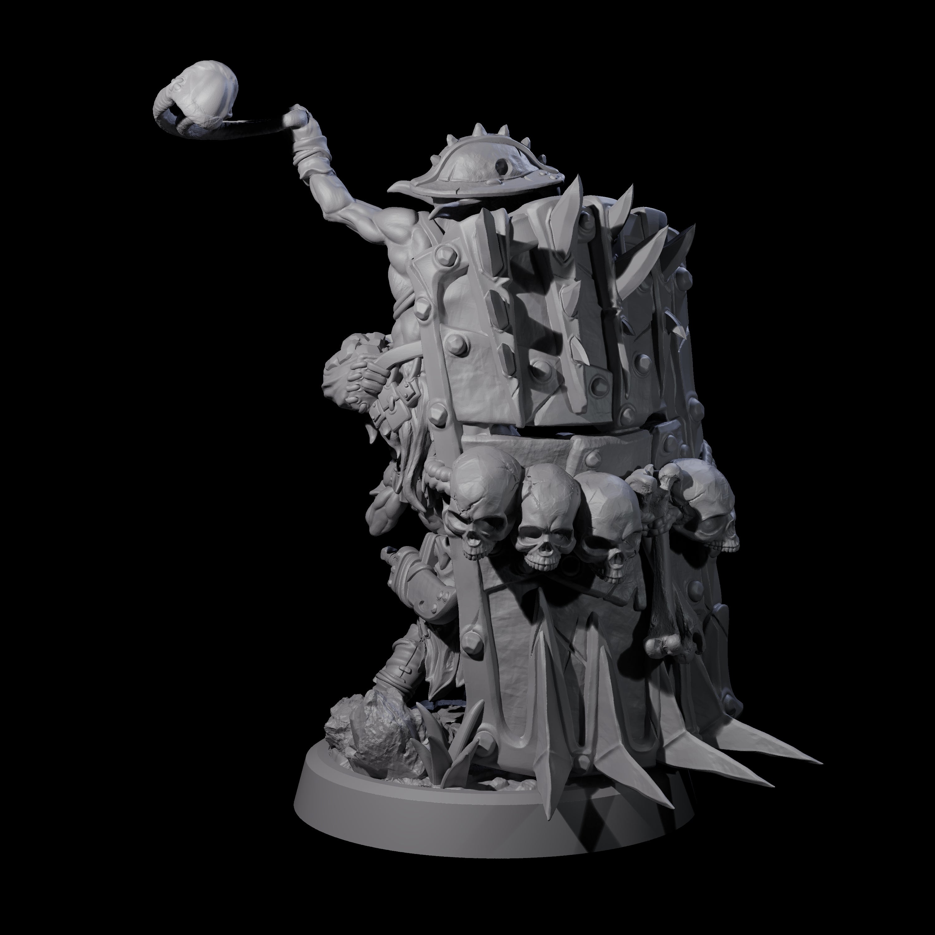 Piggybacking Goblin Duo B Miniature for Dungeons and Dragons, Pathfinder or other TTRPGs