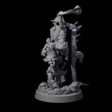 Piggybacking Goblin Duo B Miniature for Dungeons and Dragons, Pathfinder or other TTRPGs