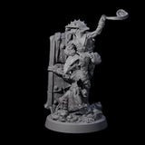 Piggybacking Goblin Duo B Miniature for Dungeons and Dragons, Pathfinder or other TTRPGs