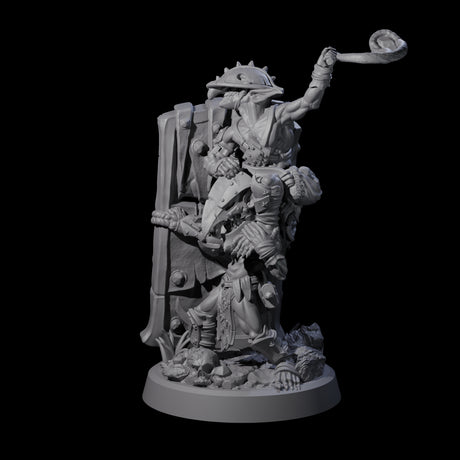 Piggybacking Goblin Duo B Miniature for Dungeons and Dragons, Pathfinder or other TTRPGs