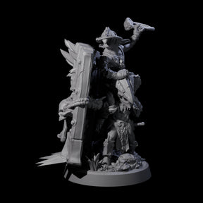 Piggybacking Goblin Duo B Miniature for Dungeons and Dragons, Pathfinder or other TTRPGs