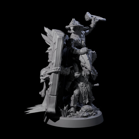 Piggybacking Goblin Duo B Miniature for Dungeons and Dragons, Pathfinder or other TTRPGs