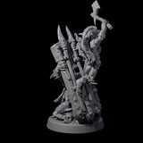 Piggybacking Goblin Duo C Miniature for Dungeons and Dragons, Pathfinder or other TTRPGs