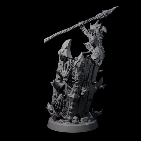 Piggybacking Goblin Duo D Miniature for Dungeons and Dragons, Pathfinder or other TTRPGs