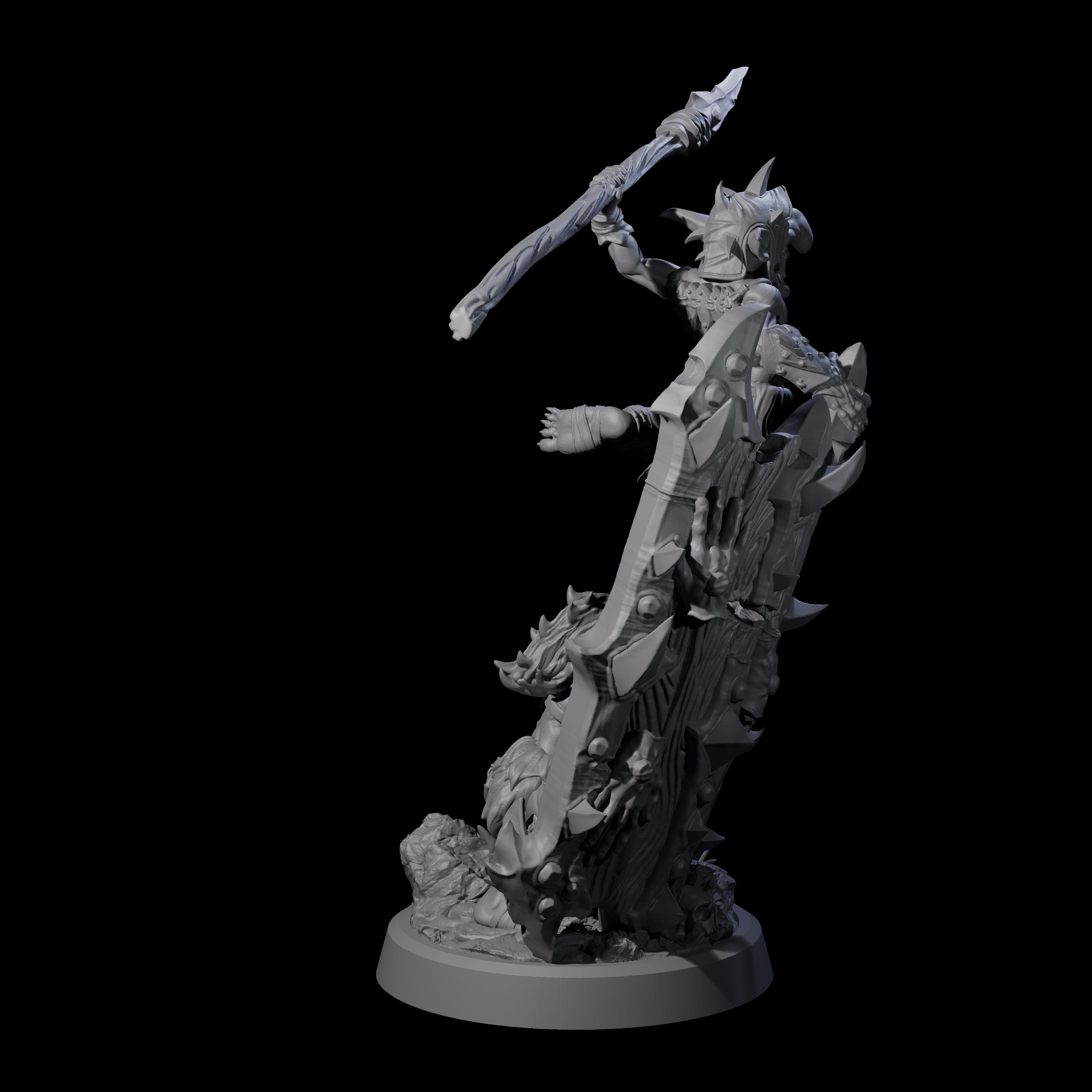 Piggybacking Goblin Duo D Miniature for Dungeons and Dragons, Pathfinder or other TTRPGs