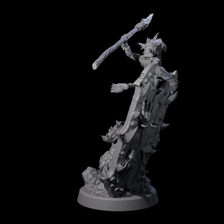 Piggybacking Goblin Duo D Miniature for Dungeons and Dragons, Pathfinder or other TTRPGs