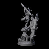 Piggybacking Goblin Duo D Miniature for Dungeons and Dragons, Pathfinder or other TTRPGs