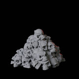 Pile of Skulls Miniature for Dungeons and Dragons, Pathfinder or other TTRPGs