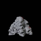 Pile of Skulls Miniature for Dungeons and Dragons, Pathfinder or other TTRPGs
