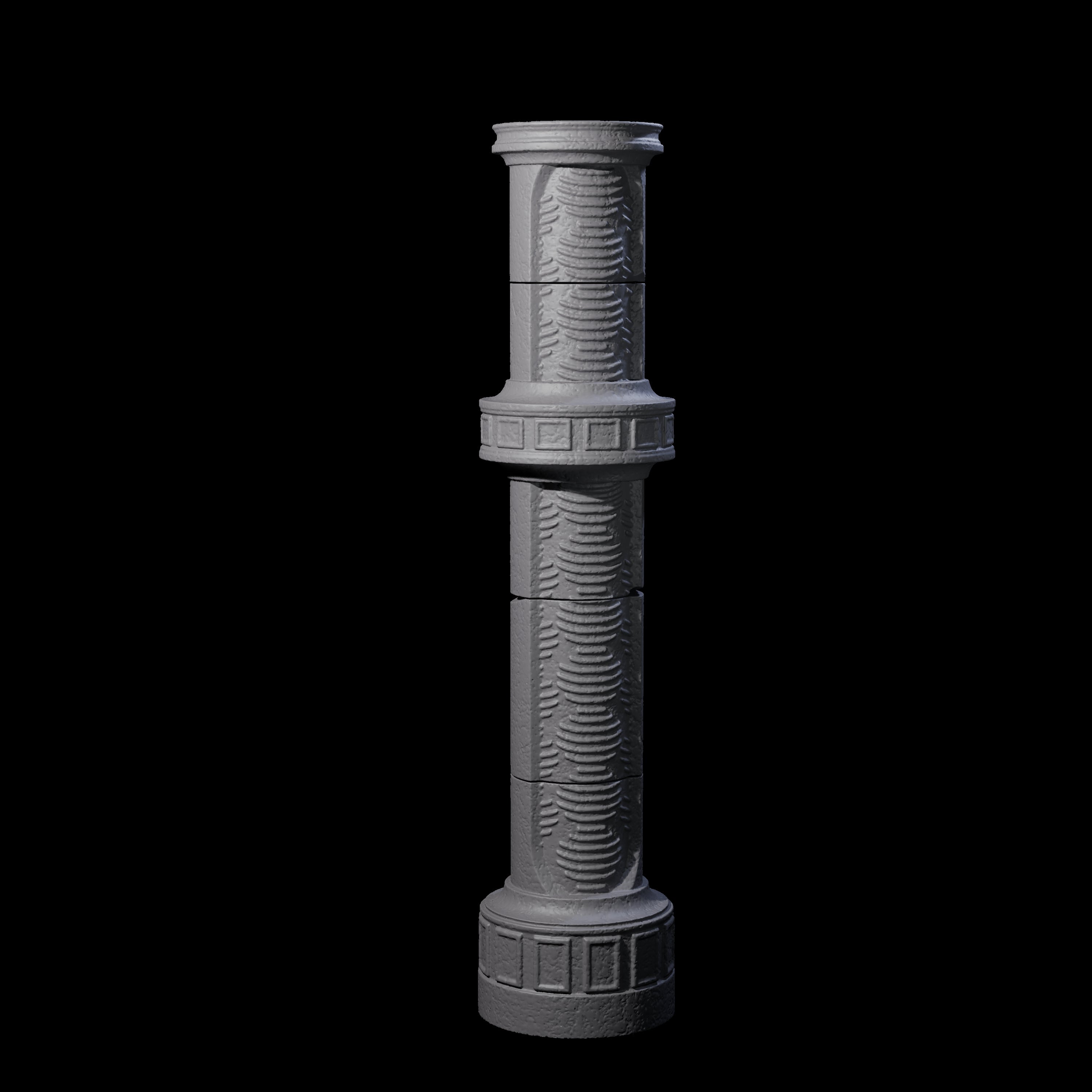 Pillar for a Frost Giant Temple Ruin A Miniature for Dungeons and Dragons, Pathfinder or other TTRPGs