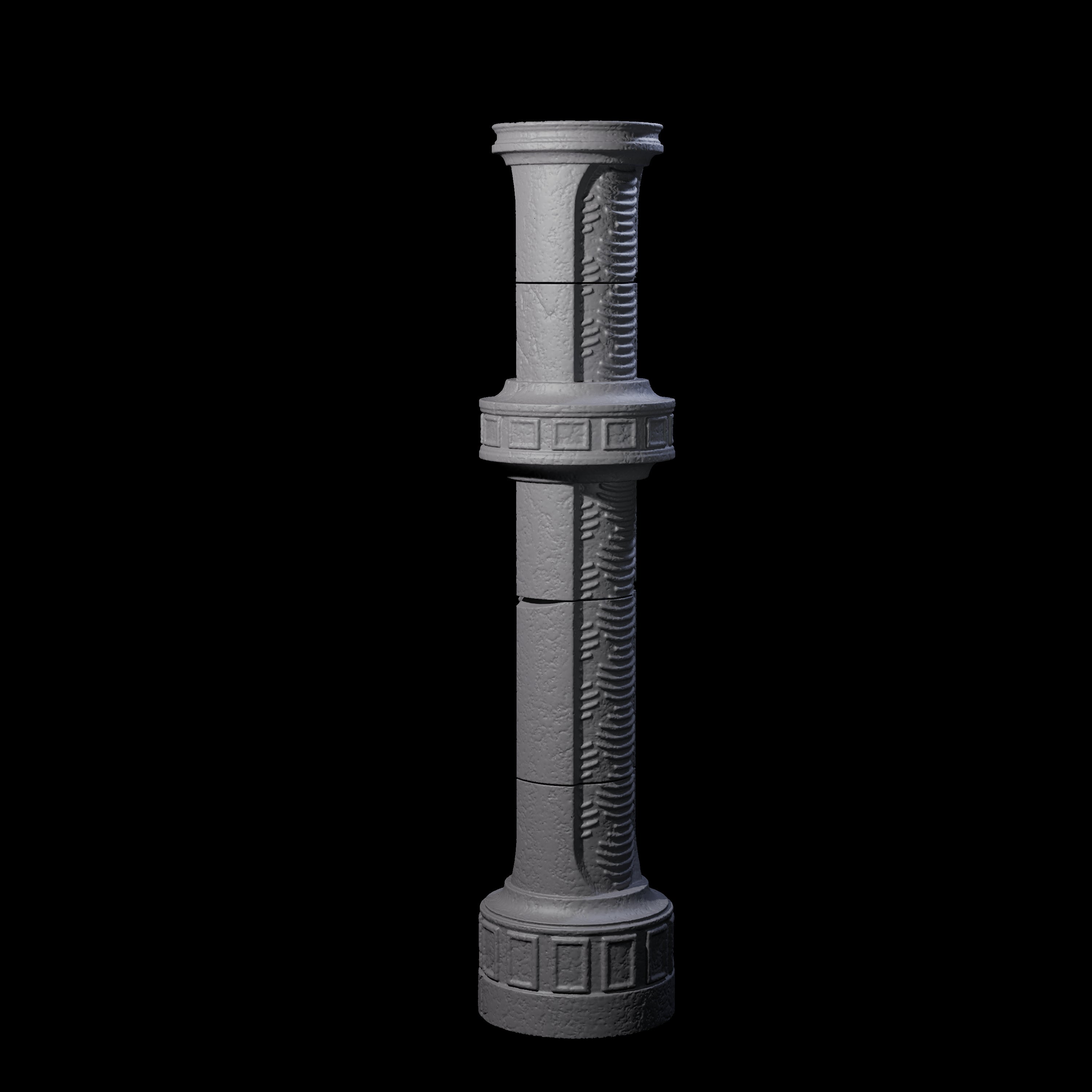 Pillar for a Frost Giant Temple Ruin A Miniature for Dungeons and Dragons, Pathfinder or other TTRPGs