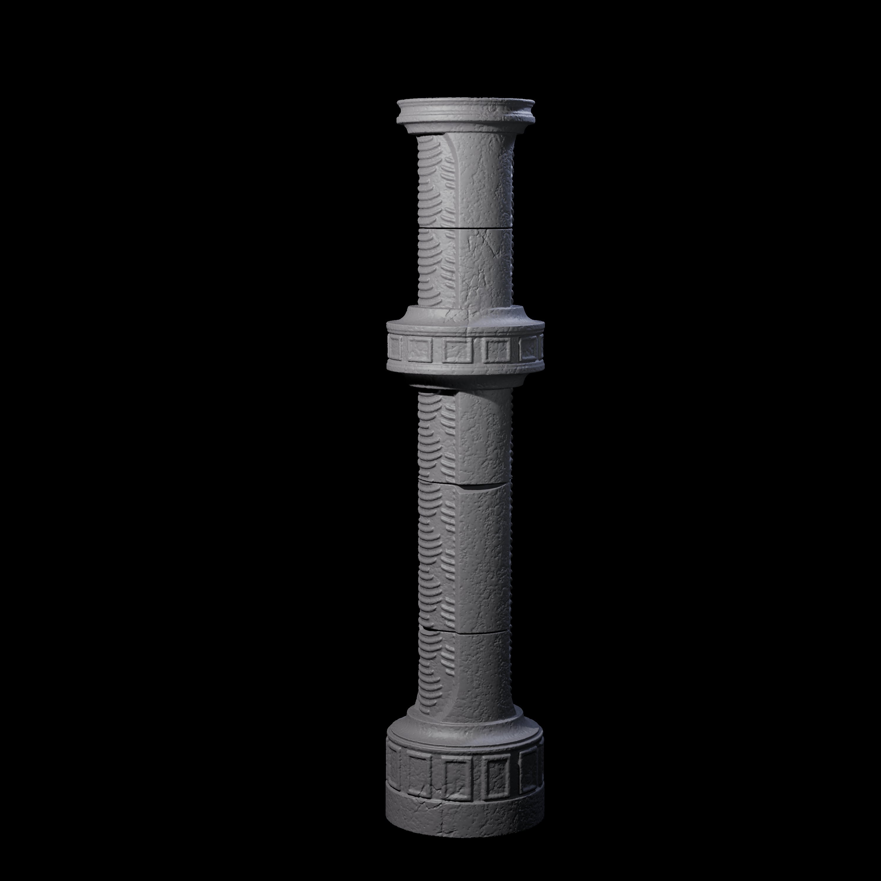 Pillar for a Frost Giant Temple Ruin A Miniature for Dungeons and Dragons, Pathfinder or other TTRPGs