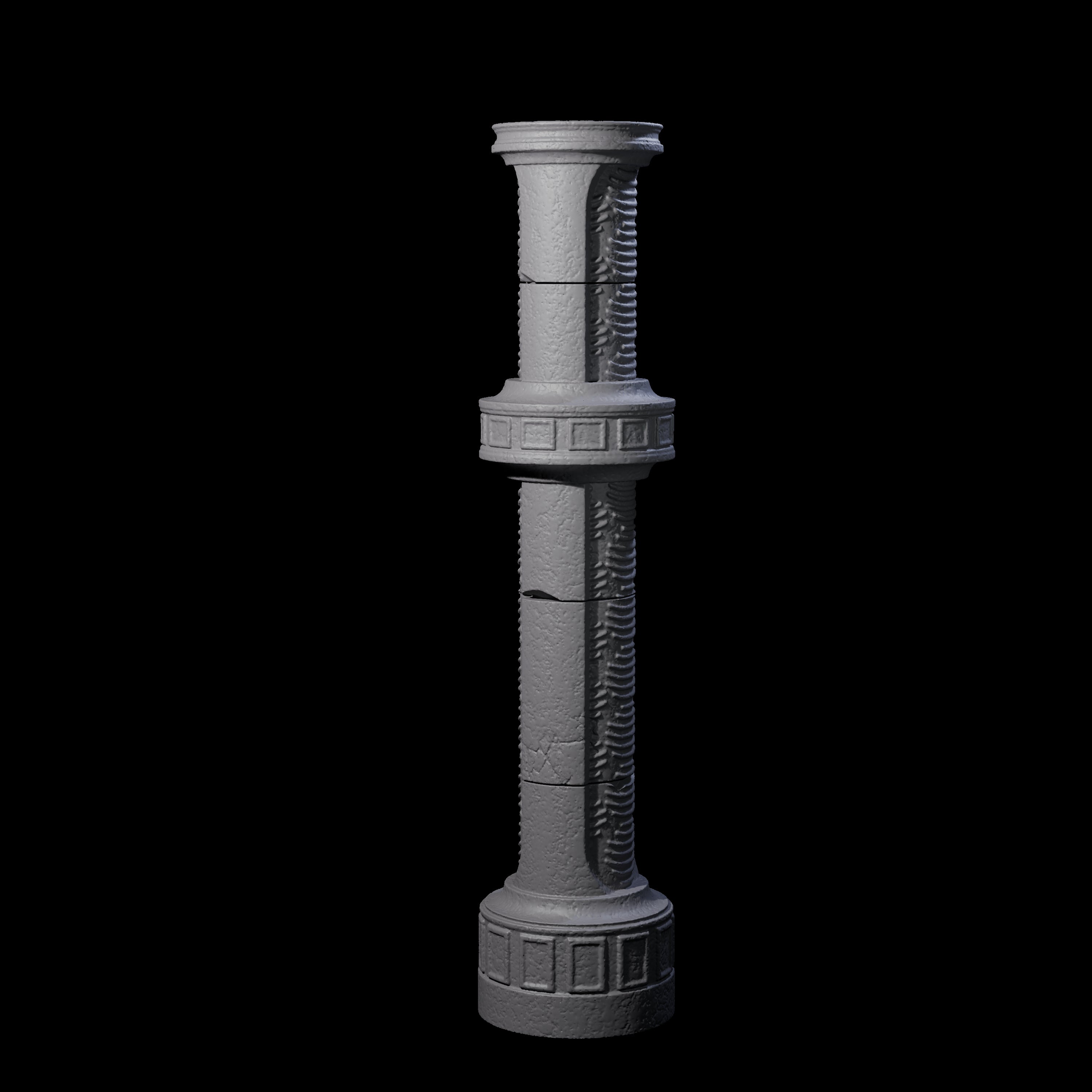 Pillar for a Frost Giant Temple Ruin A Miniature for Dungeons and Dragons, Pathfinder or other TTRPGs