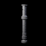 Pillar for a Frost Giant Temple Ruin B Miniature for Dungeons and Dragons, Pathfinder or other TTRPGs