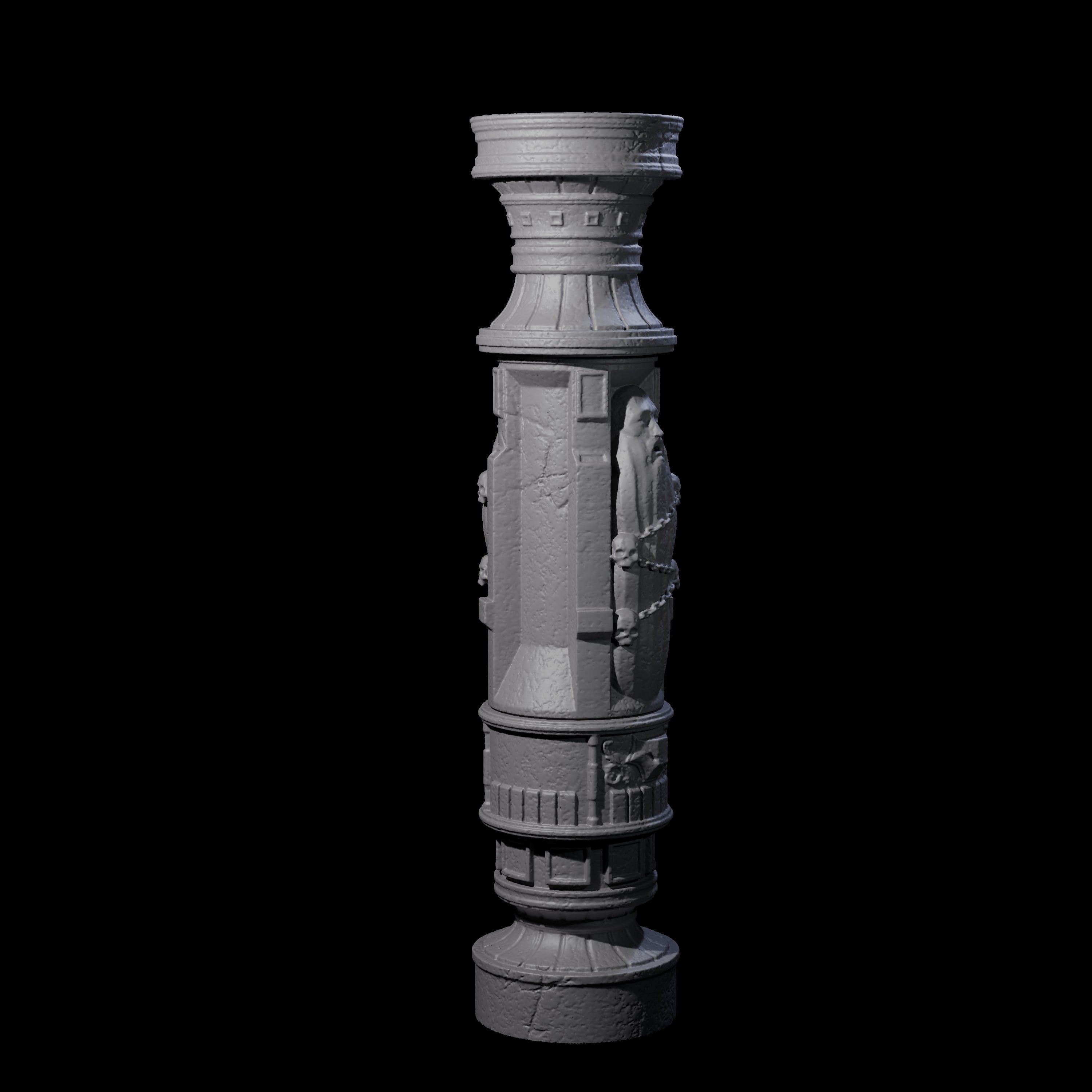 Pillar for a Frost Giant Temple Ruin C Miniature for Dungeons and Dragons, Pathfinder or other TTRPGs